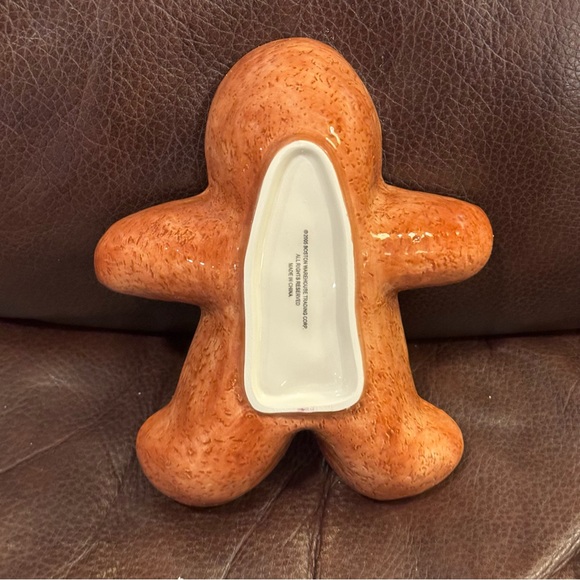 Gingerbread Man Dip Bowl & Peppermint Spreader Set - Picture 6 of 11